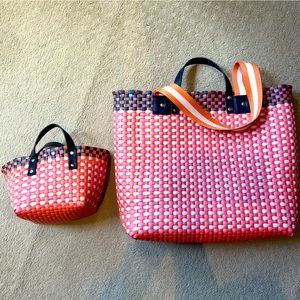 NWOT Anthro tote with mini bag